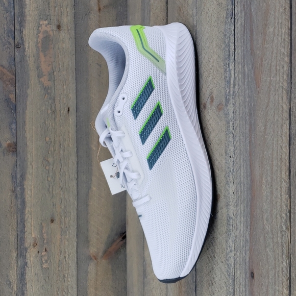 adidas Runfalcon 2.0 Women's Running Shoes White Green - Picture 3 of 10